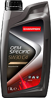 Моторное масло Champion OEM Specific C4 5W30 / 8209017 (1л) - 