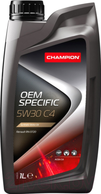 Моторное масло Champion OEM Specific C4 5W30 / 8209017 (1л)