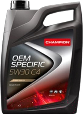 Моторное масло Champion OEM Specific C4 5W30 / 8209116