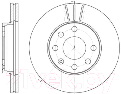 

Тормозной диск Remsa, 606110