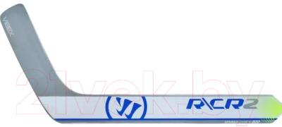 Клюшка вратарская Warrior G-Stk CR2 27.5 L14 TWT / CR2S27L7-M-WBL (левая, белый/синий)