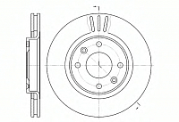 Тормозной диск Remsa 660310 - 