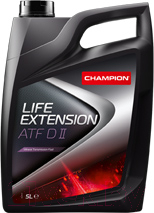 

Трансмиссионное масло Champion, Oil Life Extension ATF DII / 8205408