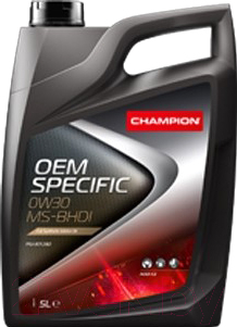 Моторное масло Champion OEM Specific MS-BHDI 0W30 / 8222160 (5л)