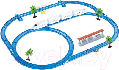 Железная дорога игрушечная Huan Nuo Happy Train / 888-4