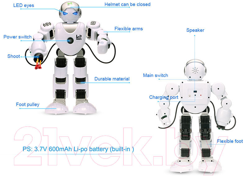 Игрушка на пульте управления WLtoys Робот Alpha K1 / X1