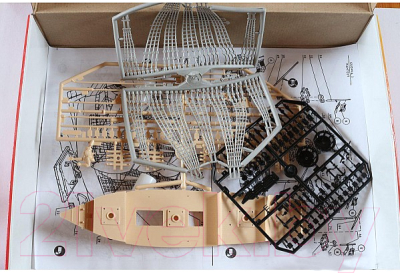 Сборная модель Огонек Парусный военный корабль Орел / С-177