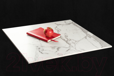 Плитка Kerranova Marble Trend Carrara K-1000/MR (600x600)