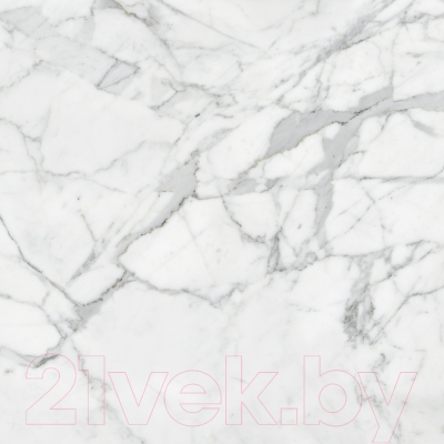 Плитка Kerranova Marble Trend Carrara K-1000/MR (600x600)