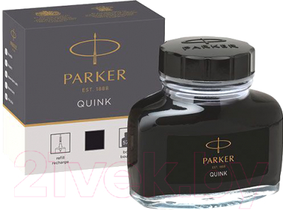 Чернила для перьевой ручки Parker 1950375 (черный)