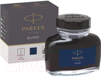 Чернила для перьевой ручки Parker 1950378 (темно-синий)