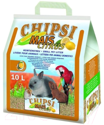 Опилки для птиц и грызунов Chipsi Mais-Citrus (10л)