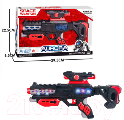 Бластер игрушечный Aurora Toys Пистолет / KT8889-F21