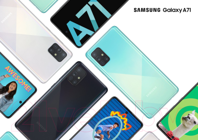 Смартфон Samsung Galaxy A71 / SM-A715FZBMSER (голубой)