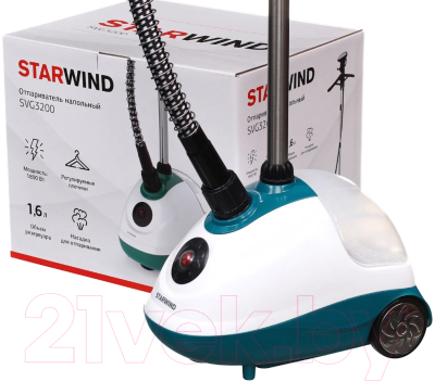 Отпариватель StarWind SVG3220 (белый/зеленый)
