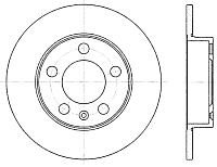 Тормозной диск Stellox 60204761SX - 