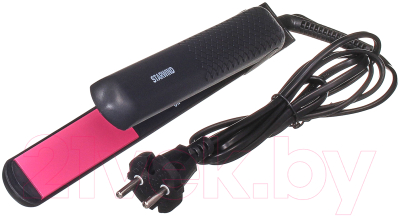 Выпрямитель для волос StarWind SHE5500 (черный/розовый)