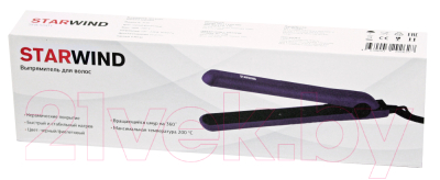 Выпрямитель для волос StarWind SHE5501 (фиолетовый)