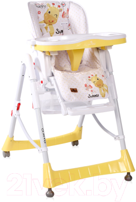 

Стульчик для кормления Lorelli, Gusto Yellow Giraffe / 10100362035