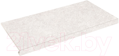 Ступень Zeus Ceramica Concrete Bianco SZRXRM1BRR (345x600, капинос)