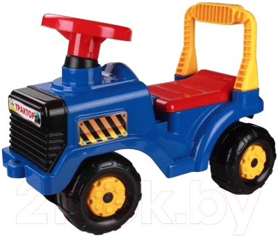 Каталка детская Альтернатива Трактор / М4942 (синий)