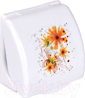 Изображение товара Держатель для туалетной бумаги Альтернатива Модерн / М1136 (белый)