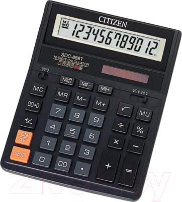 Калькулятор Citizen SDC-888T (черный)