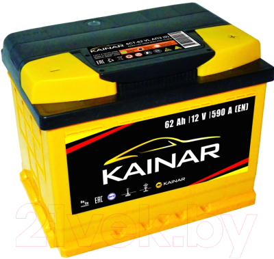 Автомобильный аккумулятор Kainar 62 R+ EFB / 062 13 32 02 0211 05 06 0 L (62 A/ч)