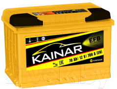 Автомобильный аккумулятор Kainar 70 R+ EFB / 070 11 23 02 0211 05 06 0 L (70 A/ч)