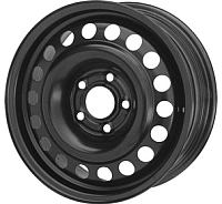 Штампованный диск Eurodisk 86J39C 17x7" 5x114.3мм DIA 60.1мм ET 39мм Black