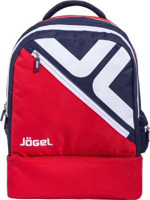 Рюкзак спортивный Jogel Double Bottom / JBP-1903-291 (красный/темно-синий/белый, M)