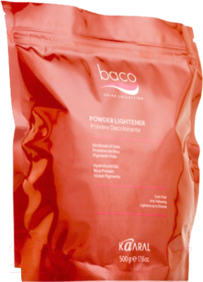 Порошок для осветления волос Kaaral Baco Bleach Powder с гидролизатами шелка (500г)