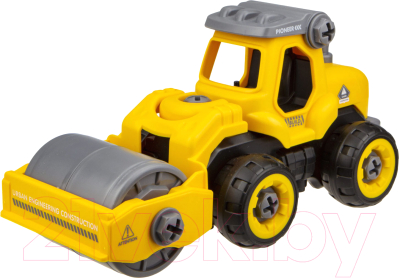 

Автомобиль игрушечный 1Toy, Каток горстрой с двигателем / Т16955