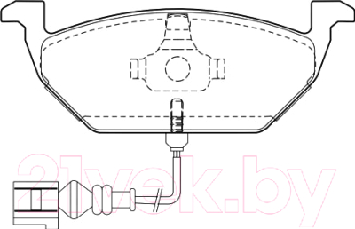 

Тормозные колодки Valeo, 301408