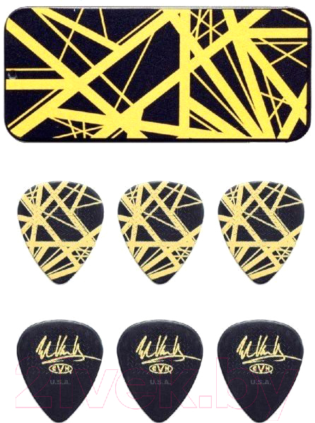 Набор медиаторов Dunlop Manufacturing EVHPT04 EVH VH II Pick TIN-EA