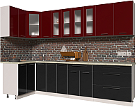 

Готовая кухня Интерлиния, Мила Пластик 1.2x2.9
