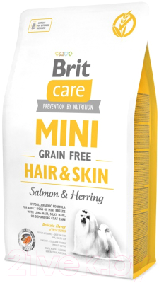 

Корм для собак Brit, Care Mini GF Hair & Skin / 520244