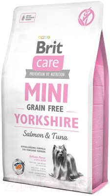 Сухой корм для собак Brit Care Mini GF Yorkshire Salmon & Tuna / 520213 (7кг)