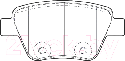 Тормозные колодки Valeo 302134