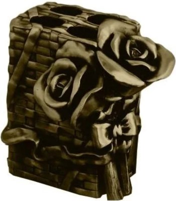 Держатель для зубной пасты и щетки Art&Max Rose AM-B-0091B-B (бронзовый) - 