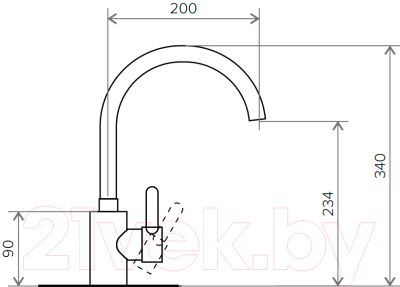 Комплект сантехники Polygran F-05 + смеситель Элара (черный)