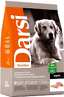 Сухой корм для собак Darsi Sensitive всех пород с индейкой / 37070 (2.5кг) - 
