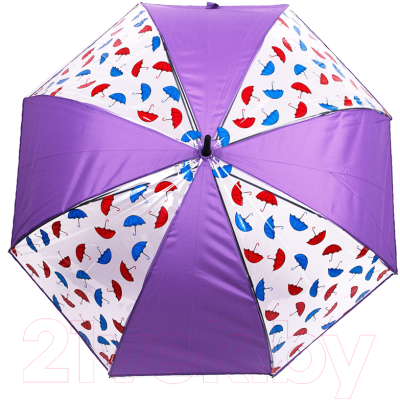 Зонт-трость Капелюш D-7 (фиолетовый)