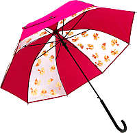 Зонт-трость Капелюш D-8 (розовый) - 