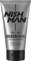 

Маска-пленка для лица NishMan, Peel-Off Silver Mask