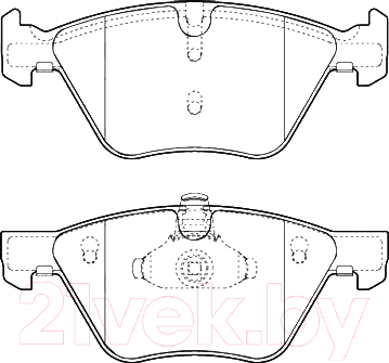 Тормозные колодки Valeo 301640