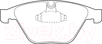 Тормозные колодки Valeo 301410