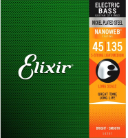 Струны для бас-гитары Elixir Strings 14207 45-135 5-String - 