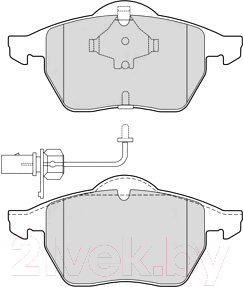

Тормозные колодки Valeo, 301751