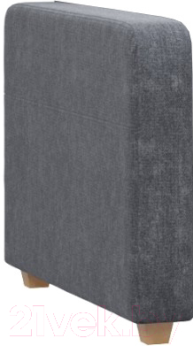 Подлокотник мебельный Woodcraft Брайт Б1 левый вариант 1 (темно-серый шенилл)